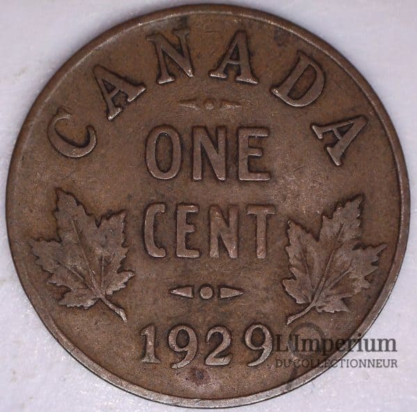 Canada - 1 Cent 1929 - 9 Haut - VG-8