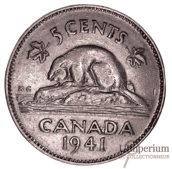 Canada - 5 Cents 1941 - Circulé