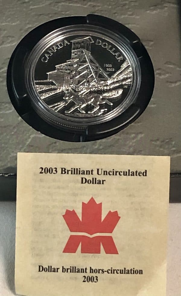 Canada - Dollar 2003 Cobalt - Argent BU