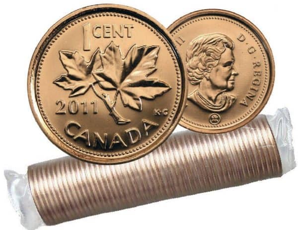 Canada - Rouleau original de 1 cent 2011