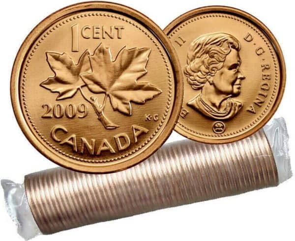 Canada - Rouleau Original de 1 Cent 2009 Magnétique