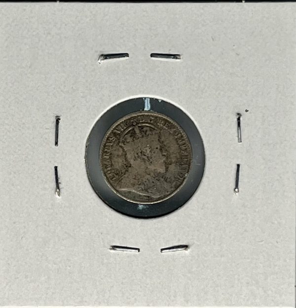 CANADA 5 Cents 1907 Narrow 7 VG-8
