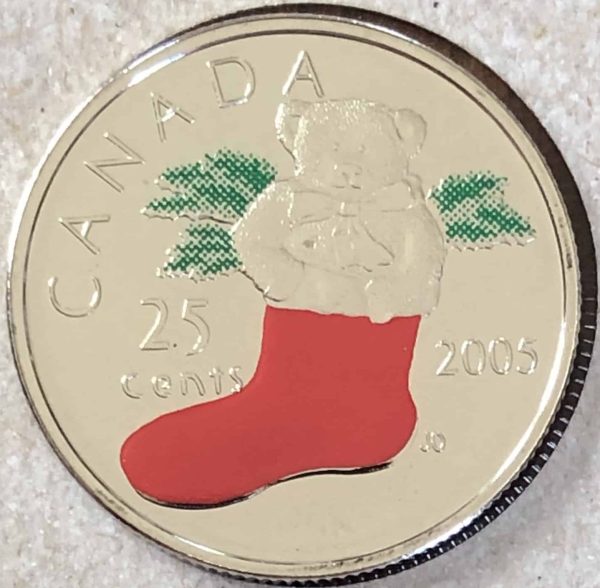Canada - 25 Cents 2005P Bas de Noël - NBU