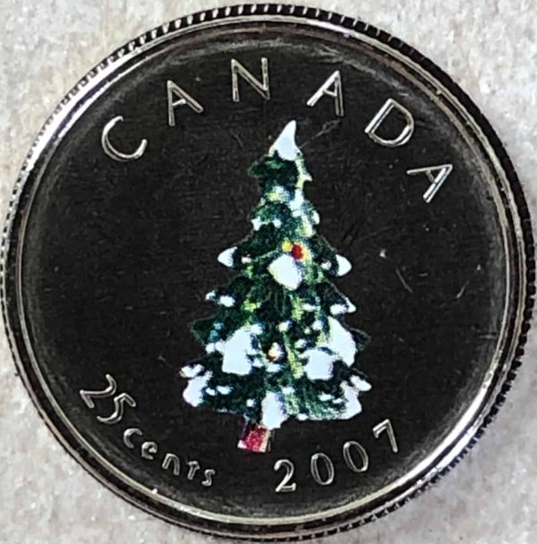 Canada - 25 Cents 2007 Sapin de Noël - NBU