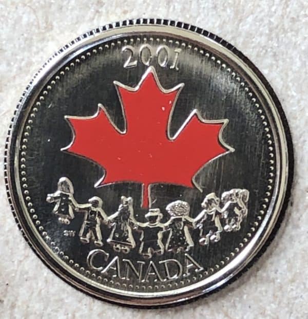 Canada - 25 Cents 2001P Fête du Canada - NBU