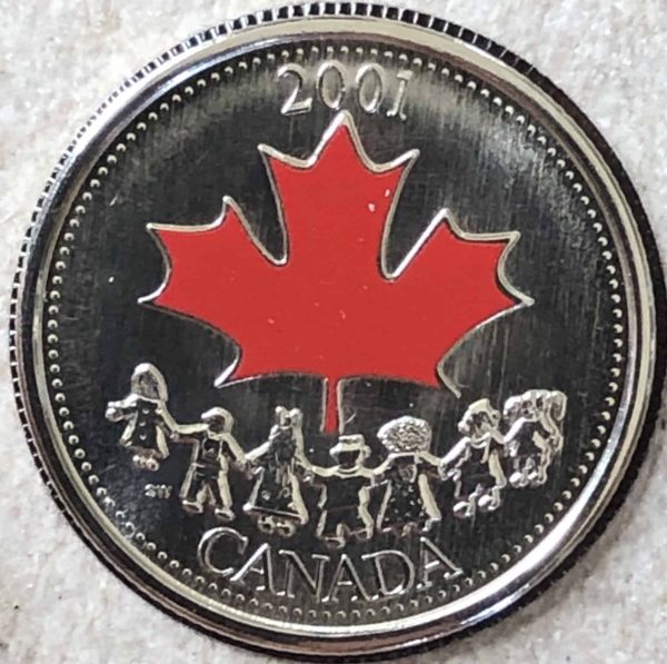 Canada - 25 Cents 2001P Fête du Canada - NBU