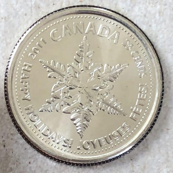 Canada - 25 Cents 2011 Flocon de Neige - NBU
