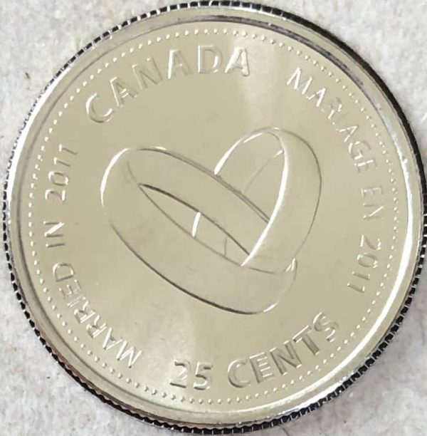 Canada - 25 Cents 2011 Mariage - NBU