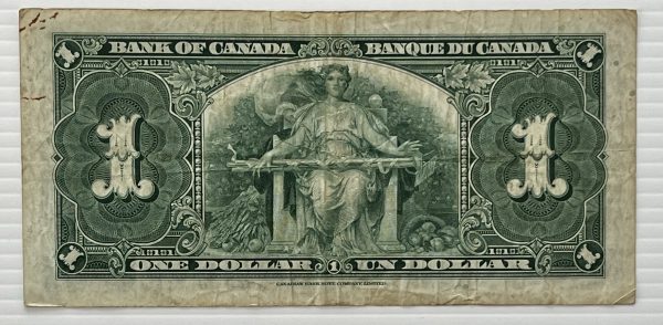CANADA - Billet de 1 Dollar 1937 - Coyne/Towers - BC-21d