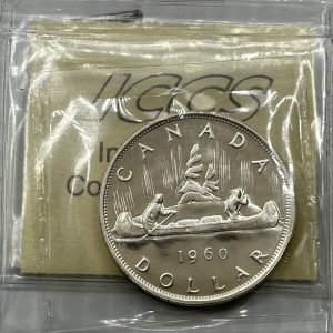Canada - 1968 No Island Voyageur Dollar - UNC
