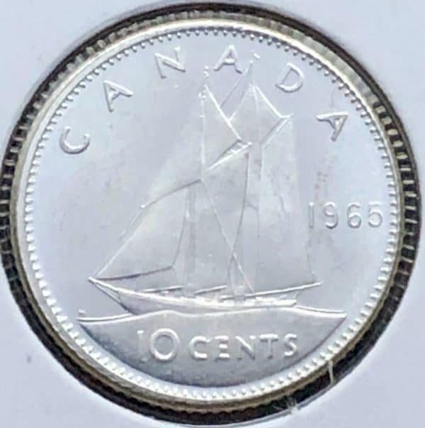 Canada - 10 Cents 1965 - B.UNC
