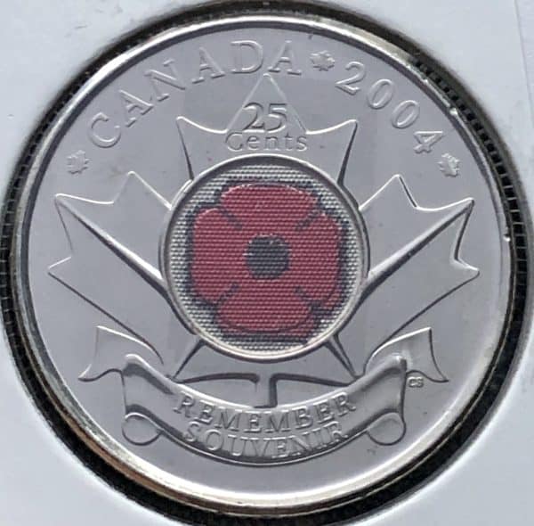 Canada - 25 Cents 2004P Coqueliquot - B.UNC