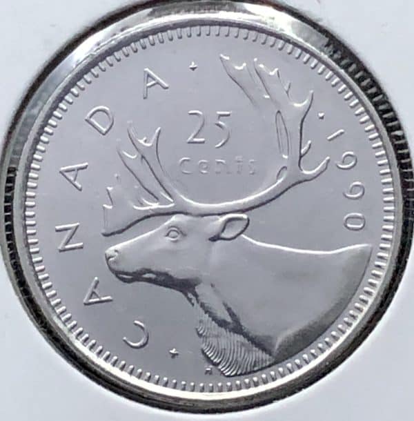 Canada - 25 Cents 1990 - B.UNC