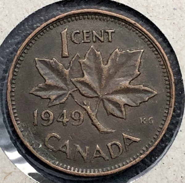 Canada - 1 Cent 1949 - A sur denticule - Circulé
