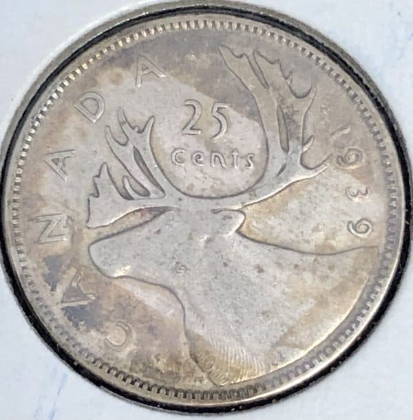 Canada - 25 Cents 1939 - Circulé