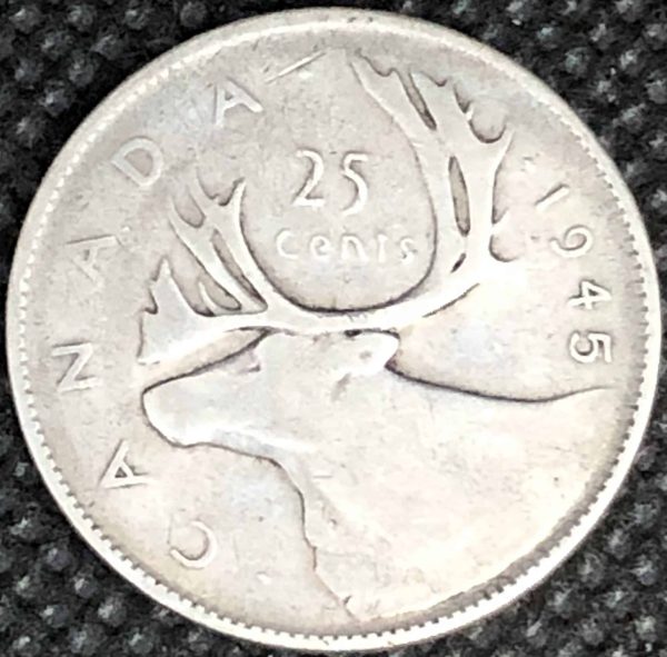Canada - 25 Cents 1945 - Circulé
