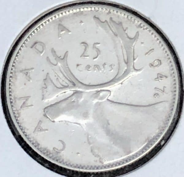 Canada - 25 Cents 1947