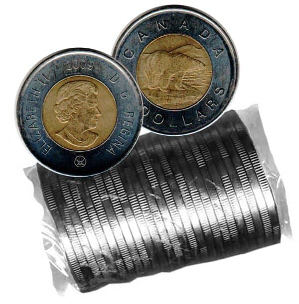 Canada Rouleau Original de 2 dollars 2009