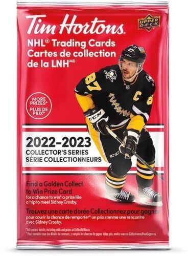 Paquet de Cartes d'Hockey Upper Deck de Tim Hortons 2022-2023