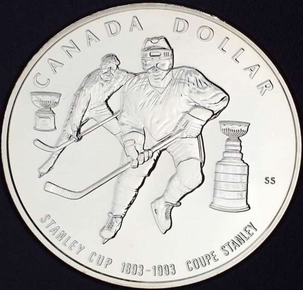 Canada - Dollar 1993 - 100e Anniversaire de la coupe Stanley - B.UNC