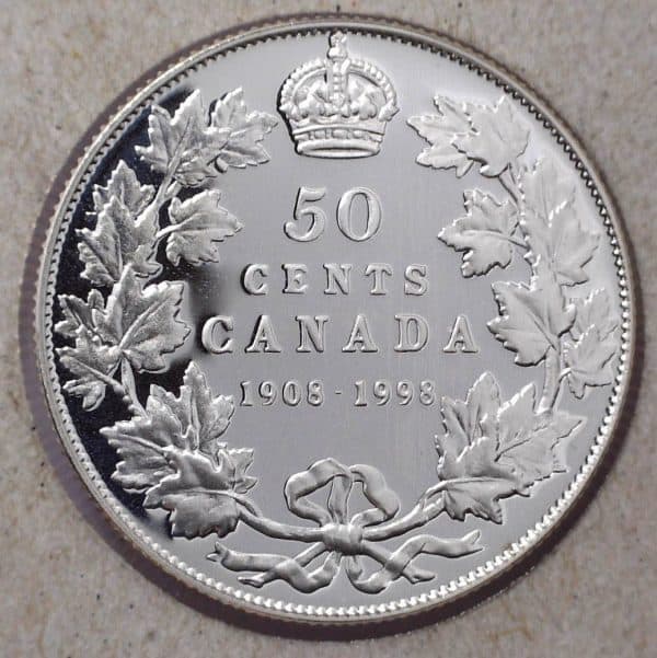 Canada - 50 Cents 1908-1998 - Épreuve