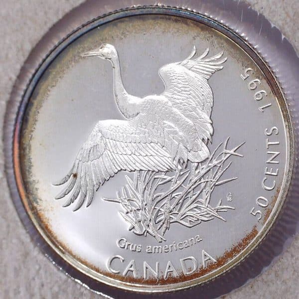 Canada - 50 Cents 1995 Grue Blanche D'Amérique - Épreuve
