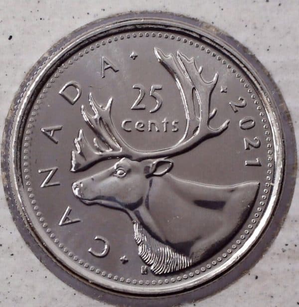 Canada - 25 Cents 2021 - B.UNC
