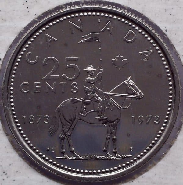 CANADA – 25 Cents 1973 – Large Bust – NBU