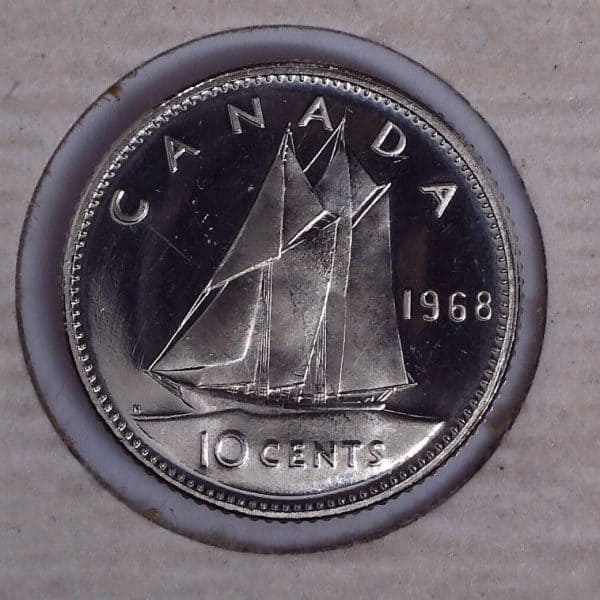 Canada - 10 Cents 1968 Nickel - NBU