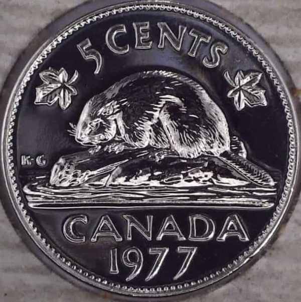 Canada - 5 Cents 1977 7 Haut - NBU