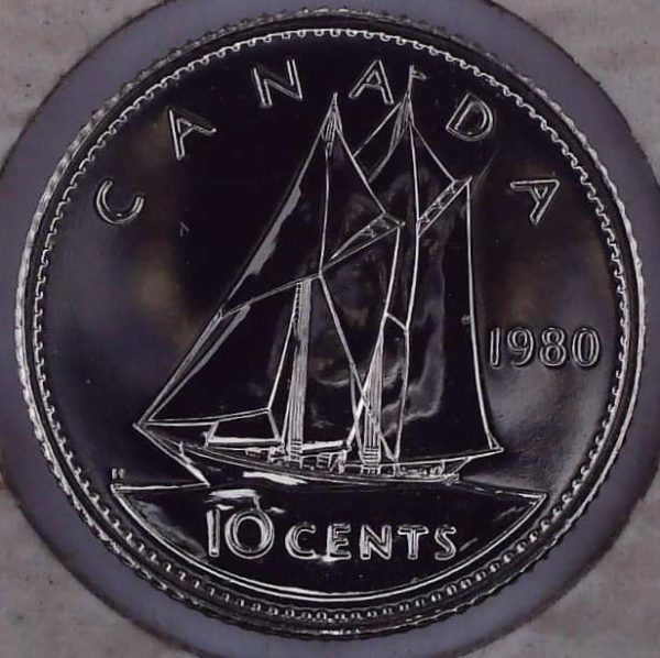 Canada - 10 Cents 1980 0 Étroit - NBU