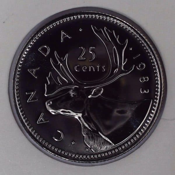 Canada - 25 Cents 1983 - NBU