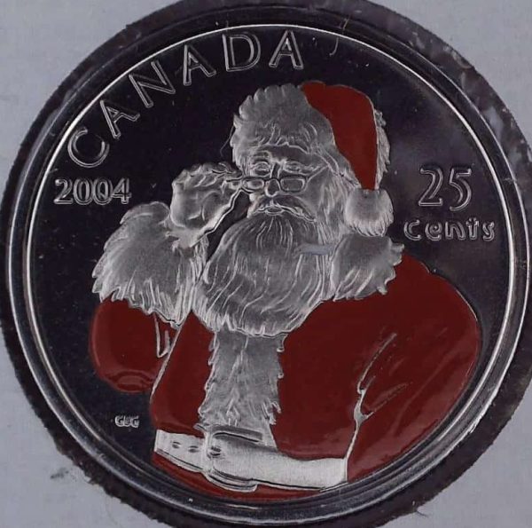 Canada - 25 cents 2004P Père Noël - NBU