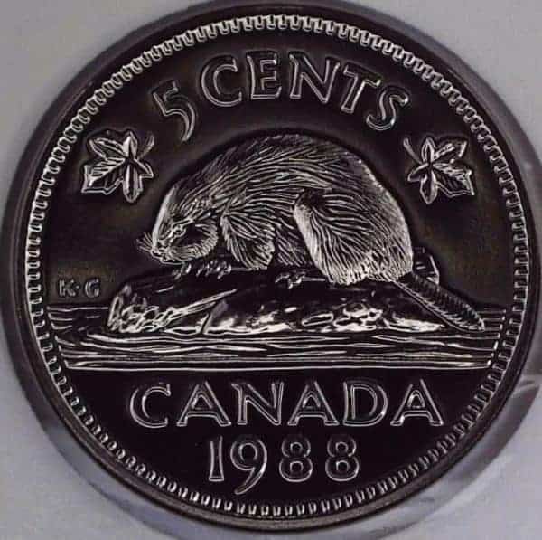 Canada - 5 Cents 1988 - NBU