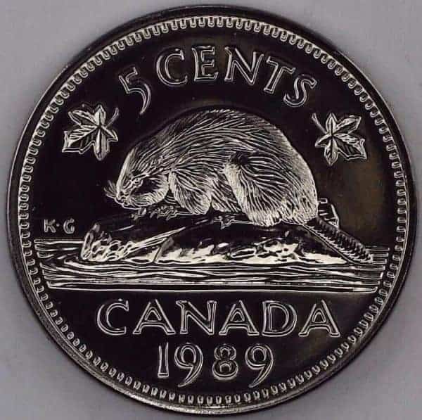Canada - 5 Cents 1989 - NBU