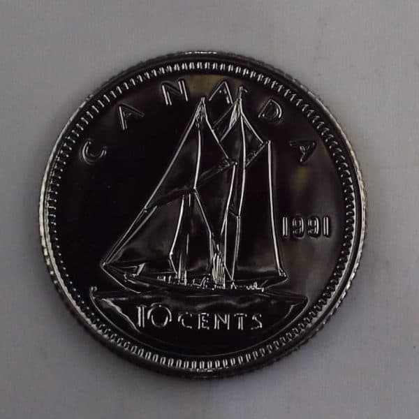 Canada - 10 Cents 1991 - NBU