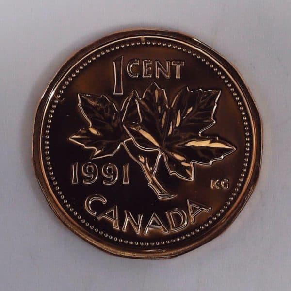 Canada - 1 Cent 1991 - NBU