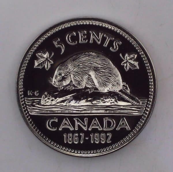 1867-1992 Canada - 5 Cents NBU