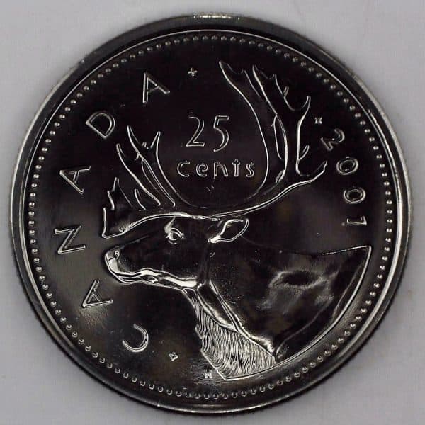 Canada - 25 Cents 2001P - NBU