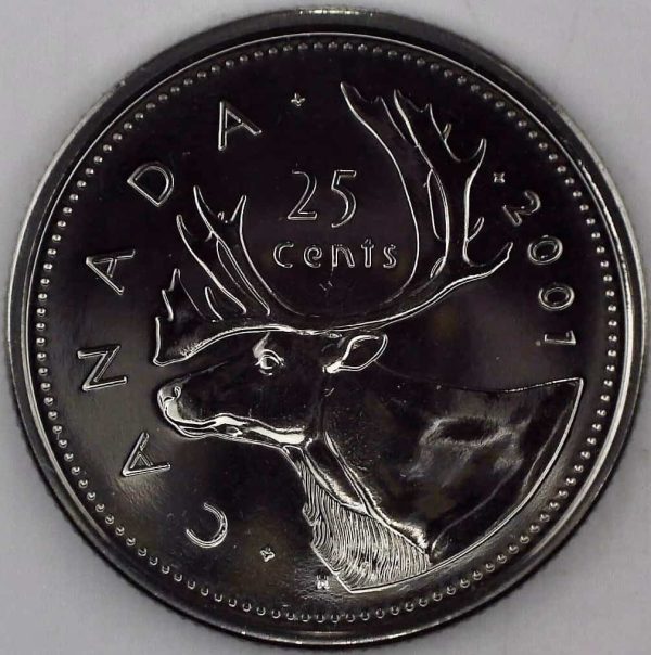 Canada - 25 Cents 2001P - NBU