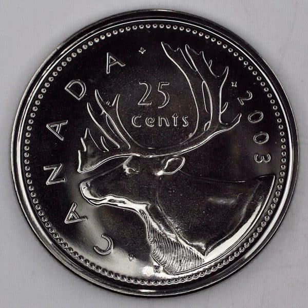 Canada - 25 Cents 2003WP - NBU