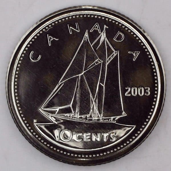 Canada - 10 Cents 2003P Ancienne Éffigie - NBU