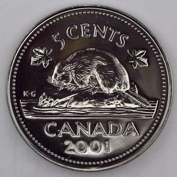 Canada - 5 Cents 2001P - NBU