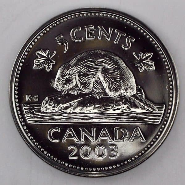 Canada - 5 Cents 2003P - Ancienne Éffigie - NBU