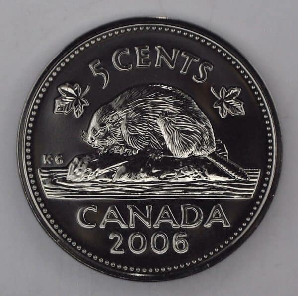 2006P Canada 5 Cents NBU