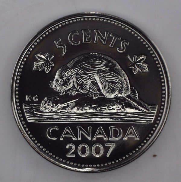 2007 Canada 5 Cents NBU