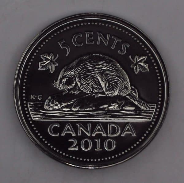 2010 Canada 5 Cents NBU