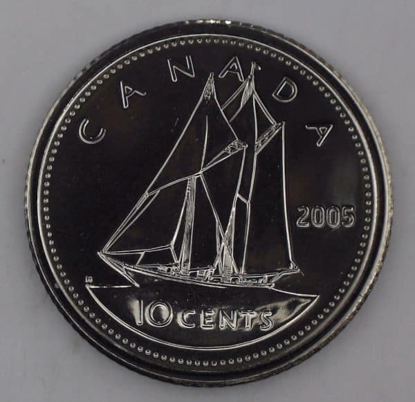 2005P Canada 10 Cents NBU