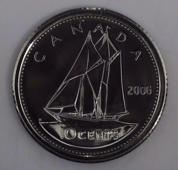 2006 Canada 10 cents NBU