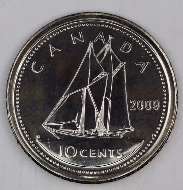 2009 Canada 10 Cents NBU